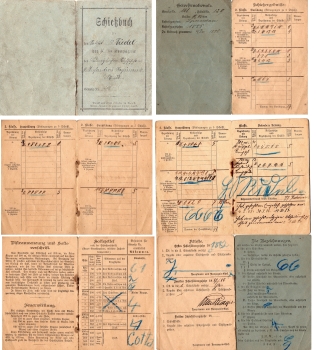 Shooting book 4th company of the Royal Saxon 9th Infantry Regiment No. 133 soldier Riedel 1888