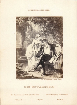 Schiller Galerie Die Erwartung Größe 6 Blatt 12