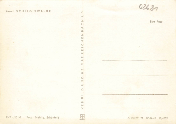 02681 Schirgiswalde Oberlausitz * 1971