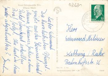 02681 Schirgiswalde Oberlausitz Oberer Markt o 1962