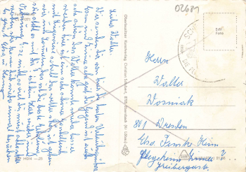 02681 Schirgiswalde Oberlausitz Spreebrücke o um 1960