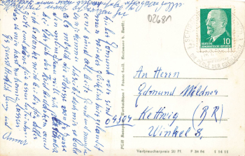 02681 Schirgiswalde Oberlausitz mit Costau o 1965