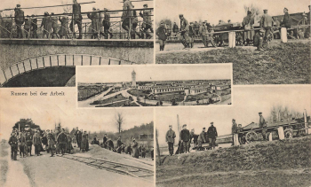 Neuhammer a. Queis Truppenübungsplatz Kriegsgefangenenlager Schlesien Świętoszów o 1916