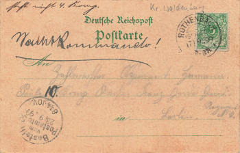 Rothenbach Silesia Litho Boguszów-Gorce o 1899