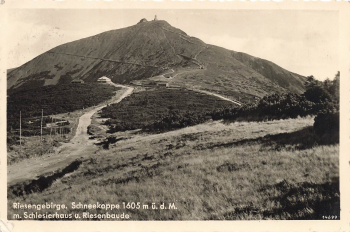 Schlesierhaus Riesenbaude Riesengebirge Schlesien o 1940