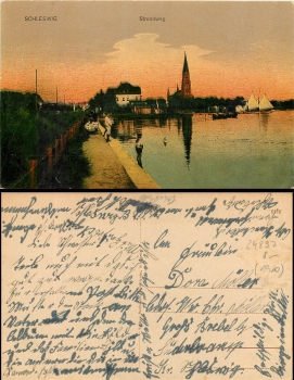 Schleswig Strandweg gebr. 1919