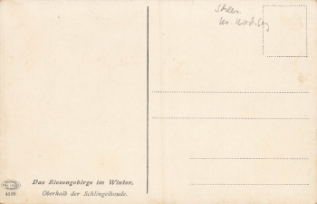 Schlingelbaude Riesengebirge Schlesien * um 1920
