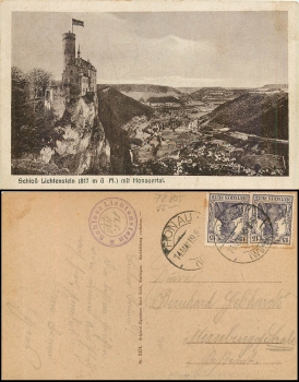Schloss Lichtenstein m. Honauertal o 14.05.1919