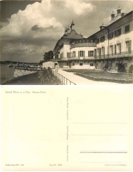 Pillnitz Dresden Schloss Wasser Palais *1957 Hanich1014
