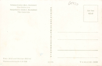 Schmeckwitz Tbc-Heilstätte bei Kamenz * 1960