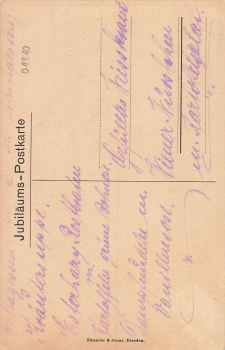 Schmeckwitz 100 Jahre Marienborn bei Kamenz Künstlerkarte Ziesche gebraucht 1919