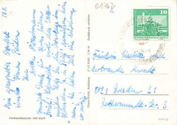 01744 Schmiedeberg George Bähr Kirche Orgel o 1974