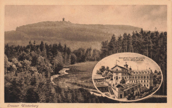 01814 Schmilka Hotel Großer Winterberg Sächsische Schweiz * um 1930