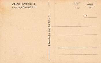 01814 Schmilka Hotel Großer Winterberg Sächsische Schweiz * um 1930