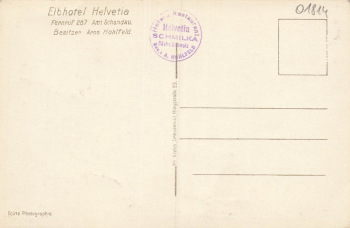01814 Schmilka Saxon Switzerland Elbhotel Helvetia * around 1930