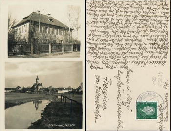 Schnaittenbach Oberpfalz real photo card o 9.9.1930