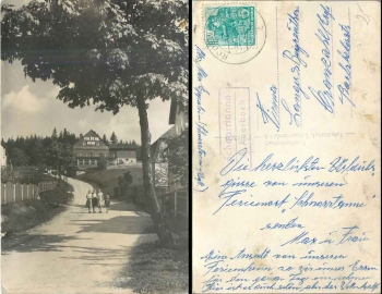 08209 Schnarrtanne Kr. Auerbach country postmark o 23.5.1961