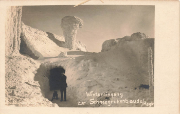Schneegrubenbaude Riesengebirge Schlesien Sniezne Kotly * um 1930
