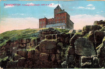 Schneegrubenbaude Riesengebirge Schlesien Sniezne Kotly * um 1920