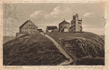 Schneekoppe Riesengebirge Schlesien Śnieżka o 1922