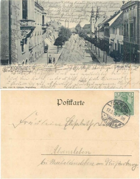 Schonebeck Elbe Breiter Weg o 12.3.1901