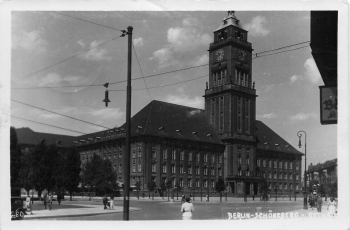 Schoeneberg Berlin Rathaus o 1950
