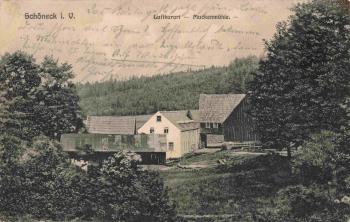 Schöneck Vogtland Muckenmühle o 1912