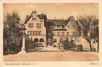 Schöneck Vogtland Rathaus * um 1940