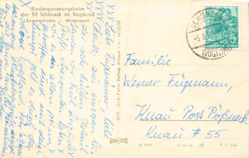 Schöneck Vogtland Kindergenesungsheim o 1960