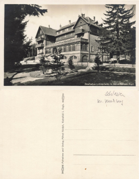 Schreiberhau Giant Mountains Silesia German Teachers' Home Szklarska Poreba * around 1930