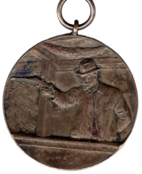 Schützenmedaille Sachsen Herbstpreis 1928 2. Pistole Z. V. I. M.