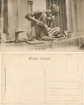 Shoemaker in Calcutta India * ca. 1910