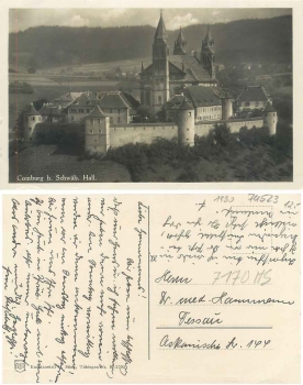 74523 Schwaebisch Hall Schloss Comburg gebr. ca. 1940