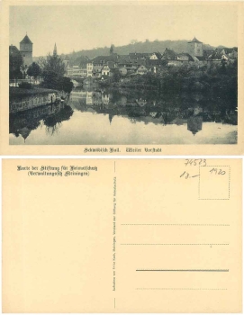74523 Schwaebisch Hall Weiler Vorstadt *ca. 1920
