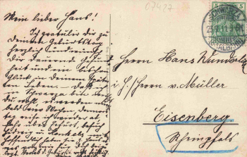 Schwarzatal Thüringen Eberstein o 1911