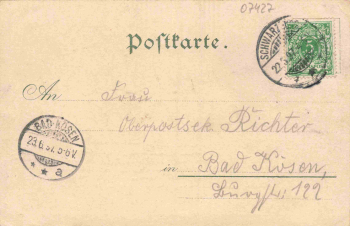 Schwarzatal Thüringen Litho o 1897