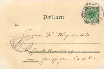 Schwarzatal Thüringen Litho o 1900