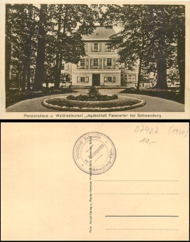 Schwarzburg Jagdschloss Fasanerie * ca.1920