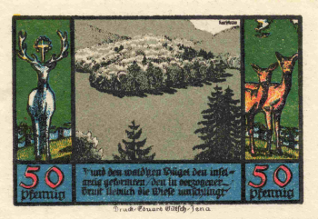 Schwarzburg Thüringer Notgeldschein 1922
