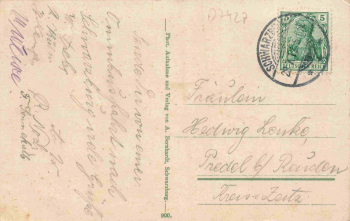 Schwarzburg Thüringer Wald o 1912