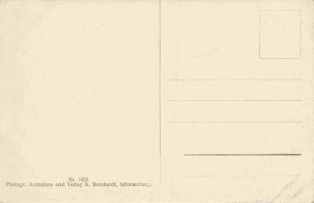 Schwarzburg Thüringer Wald Partie an der Kirche * um 1920