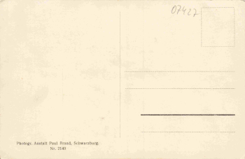 Schwarzburg Thüringer Wald Jugendherberge Hans Breuer haus * um 1940