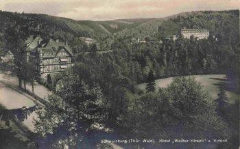 Schwarzburg Thüringer Wald Hotel Weisser Hirsch o 1930