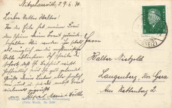 Schwarzburg Thüringer Wald Hotel Weisser Hirsch o 1930