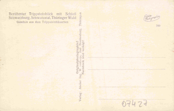 Schwarzburg Thüringer Wald * um 1940