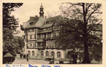 Schwarzburg Thüringer Wald Reichsbahn Erholungsheim Ernst Thälmann o 1959