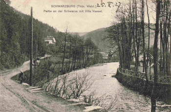 Schwarzburg Thüringer Wald Villa Vassel o 1927