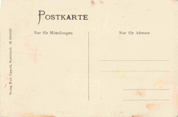 Schwarzburg Thüringer Wald Schalben-Karte  "Im Fluge durch die Welt" * 1910