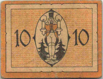 Schwarzenberg Erzgebirge Notgeldschein 1920