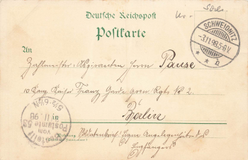 Schweidnitz Schlesien Swidnica Litho o 1898